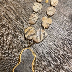 Devon Leigh natural stone necklace from Neiman Marcus